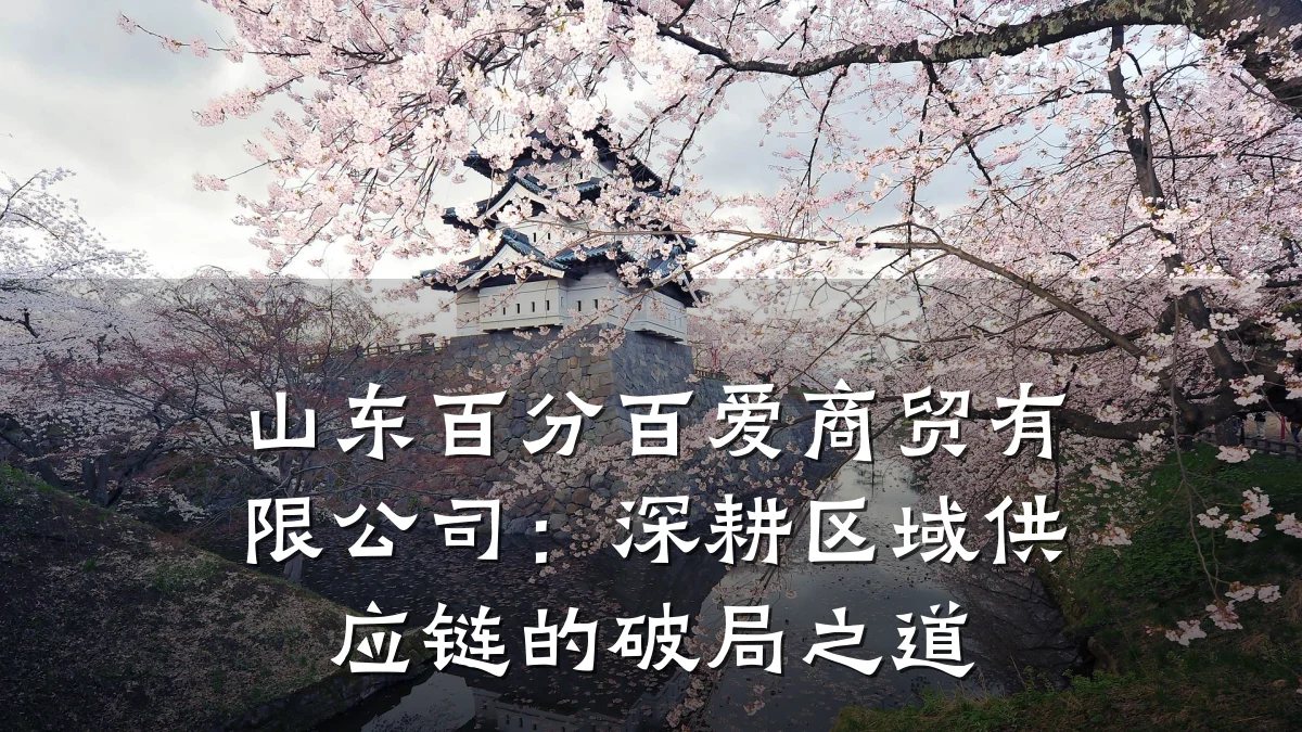 山东百分百爱商贸有限公司:深耕区域供应链的破局之道