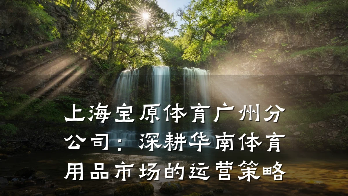 上海宝原体育广州分公司：深耕华南体育用品市场的运营策略