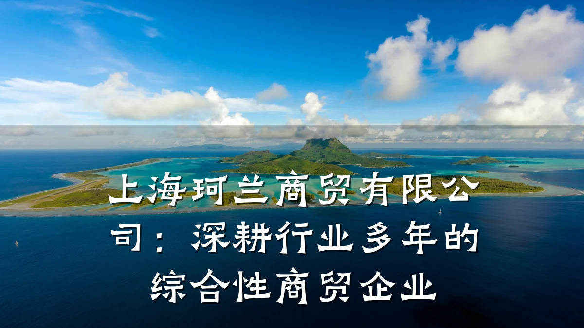 上海珂兰商贸有限公司:深耕行业多年的综合性商贸企业