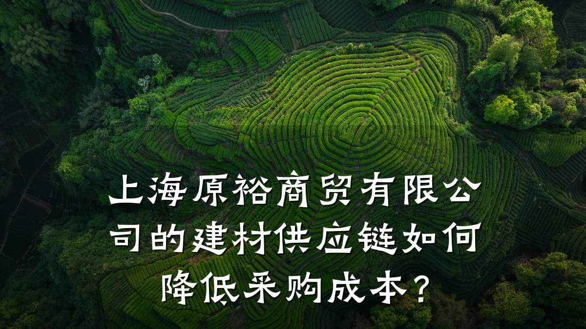 上海原裕商贸有限公司的建材供应链如何降低采购成本？