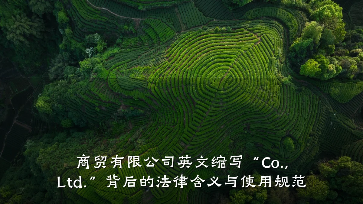 商贸有限公司英文缩写“Co., Ltd.”背后的法律含义与使用规范