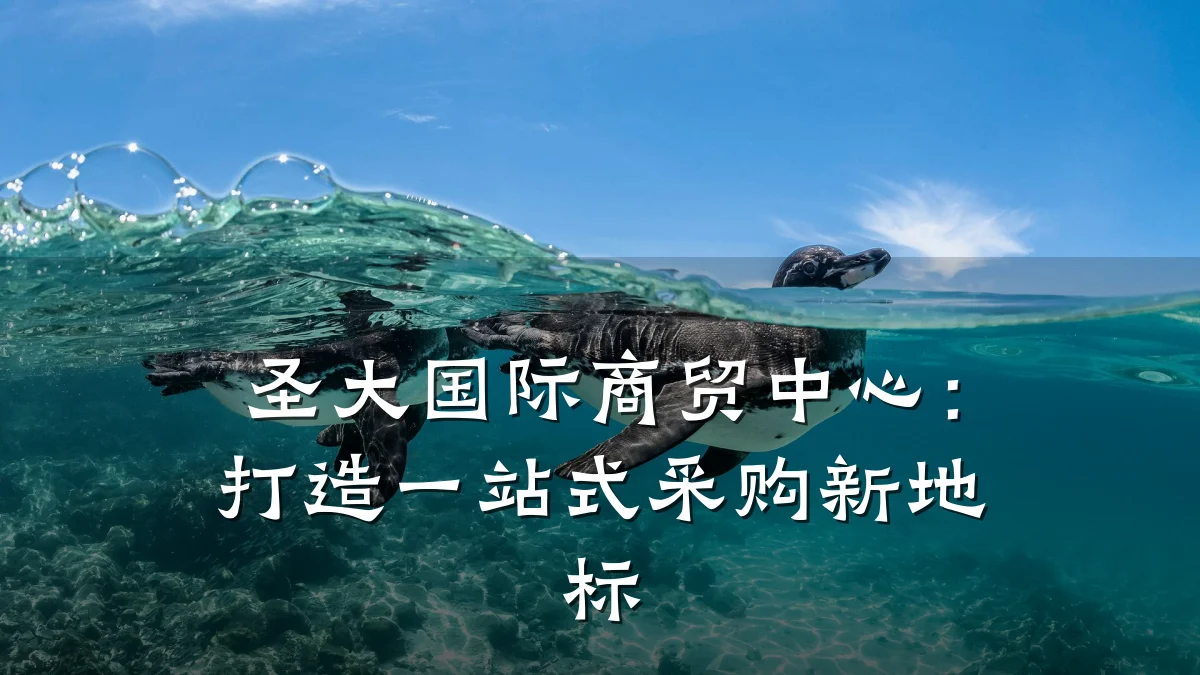 圣大国际商贸中心:打造一站式采购新地标