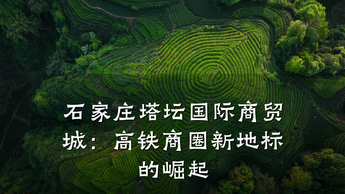 石家庄塔坛国际商贸城:高铁商圈新地标的崛起