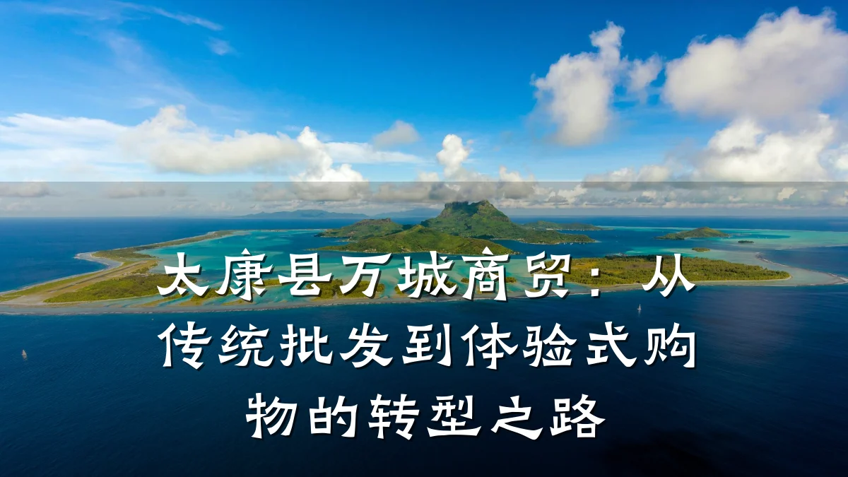 太康县万城商贸:从传统批发到体验式购物的转型之路
