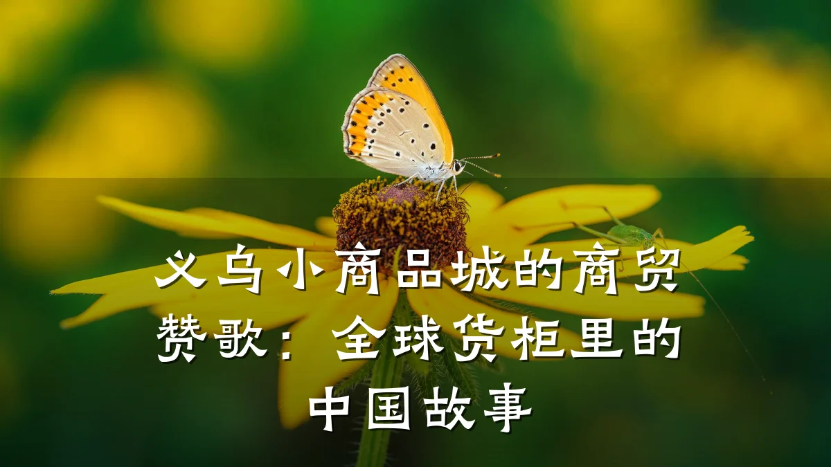 义乌小商品城的商贸赞歌：全球货柜里的中国故事