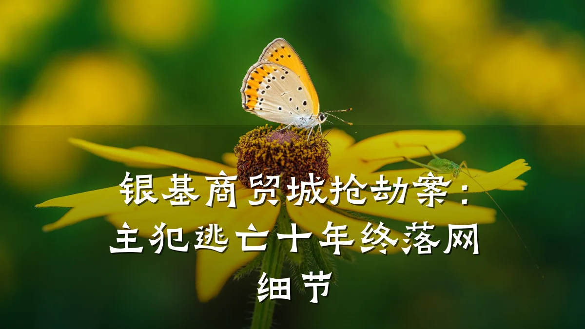 银基商贸城抢劫案：主犯逃亡十年终落网细节