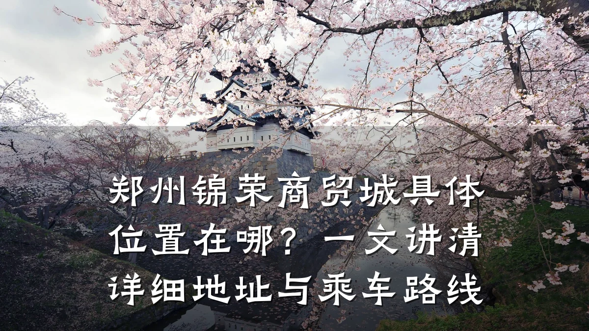 郑州锦荣商贸城具体位置在哪?一文讲清详细地址与乘车路线