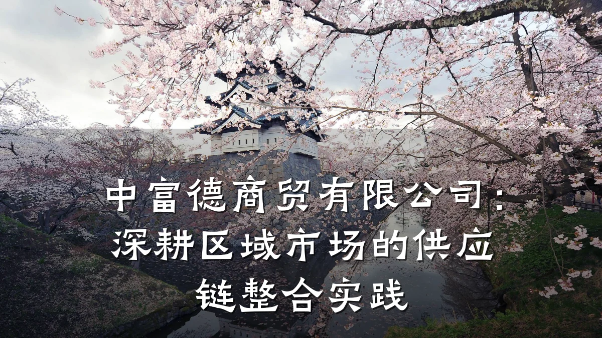 中富德商贸有限公司：深耕区域市场的供应链整合实践