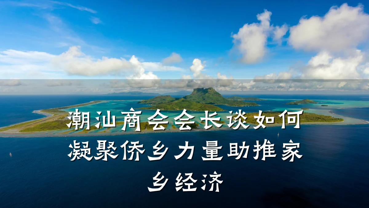 潮汕商会会长谈如何凝聚侨乡力量助推家乡经济