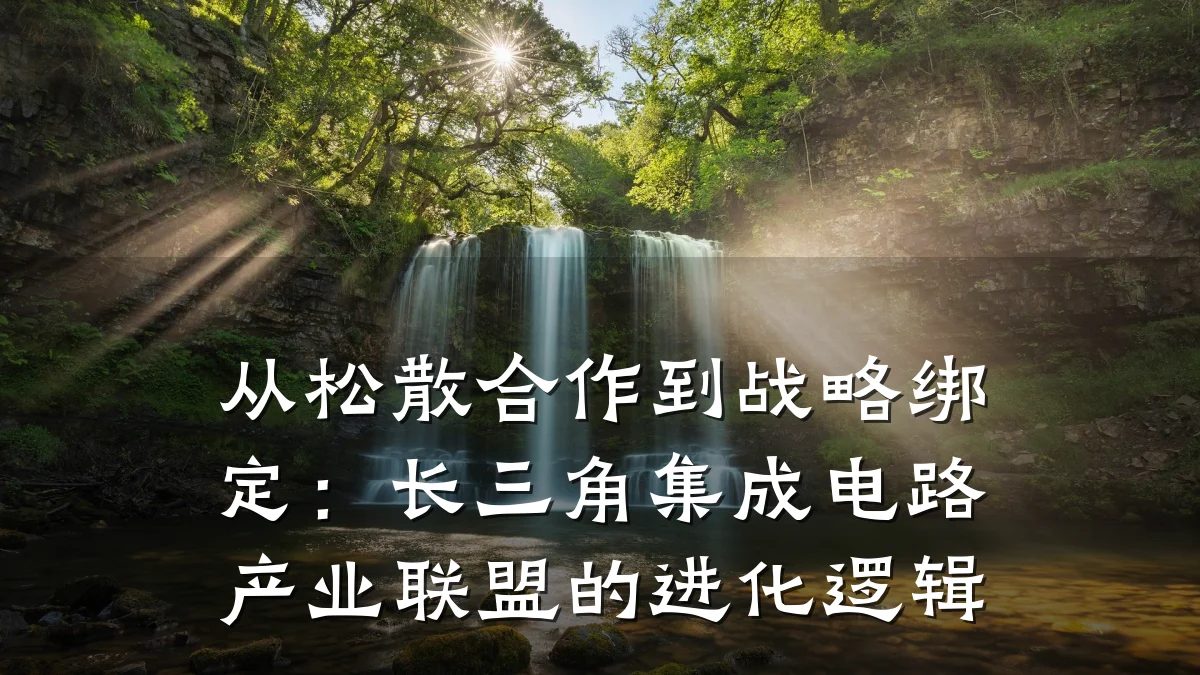 从松散合作到战略绑定:长三角集成电路产业联盟的进化逻辑