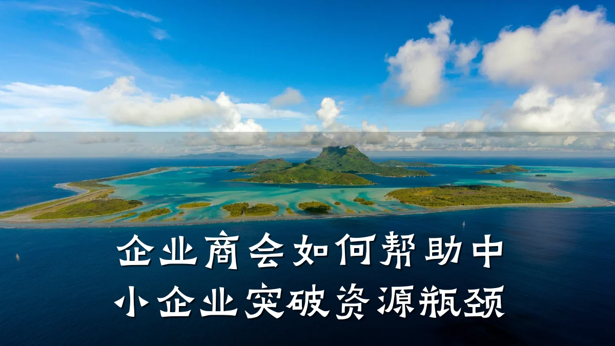 企业商会如何帮助中小企业突破资源瓶颈