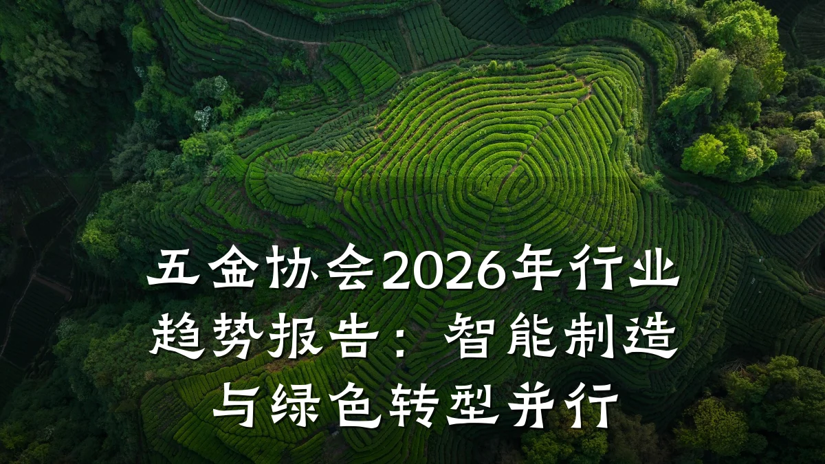 五金协会2026年行业趋势报告:智能制造与绿色转型并行
