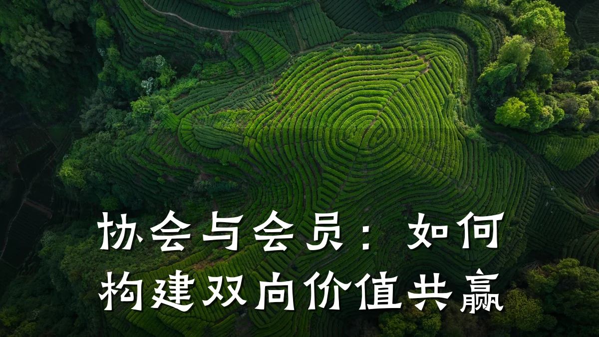 协会与会员:如何构建双向价值共赢