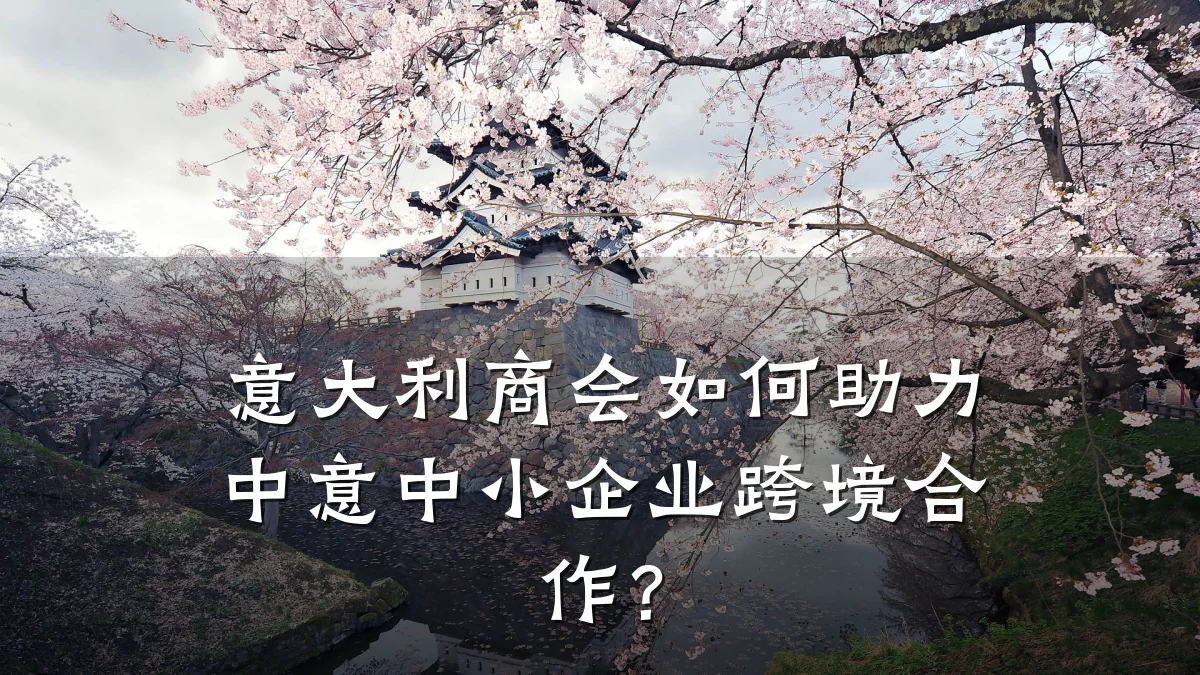 意大利商会如何助力中意中小企业跨境合作?