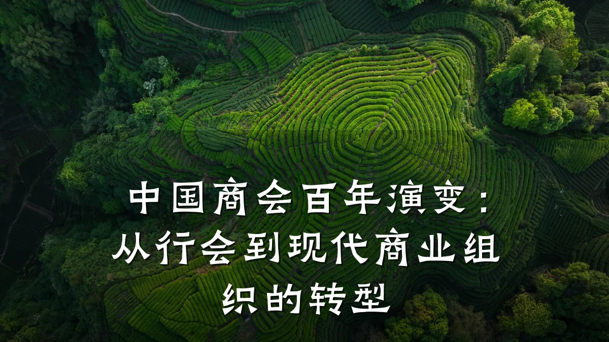 中国商会百年演变:从行会到现代商业组织的转型