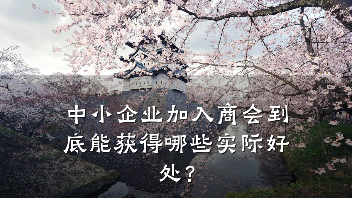 中小企业加入商会到底能获得哪些实际好处?