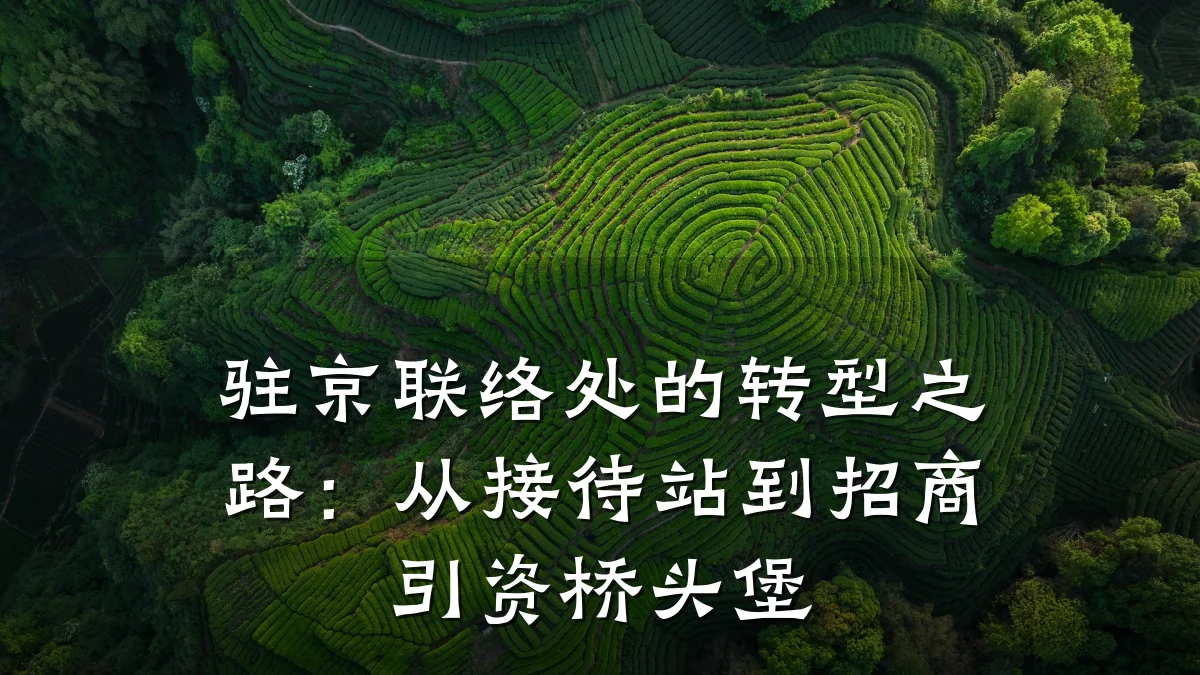 驻京联络处的转型之路:从接待站到招商引资桥头堡