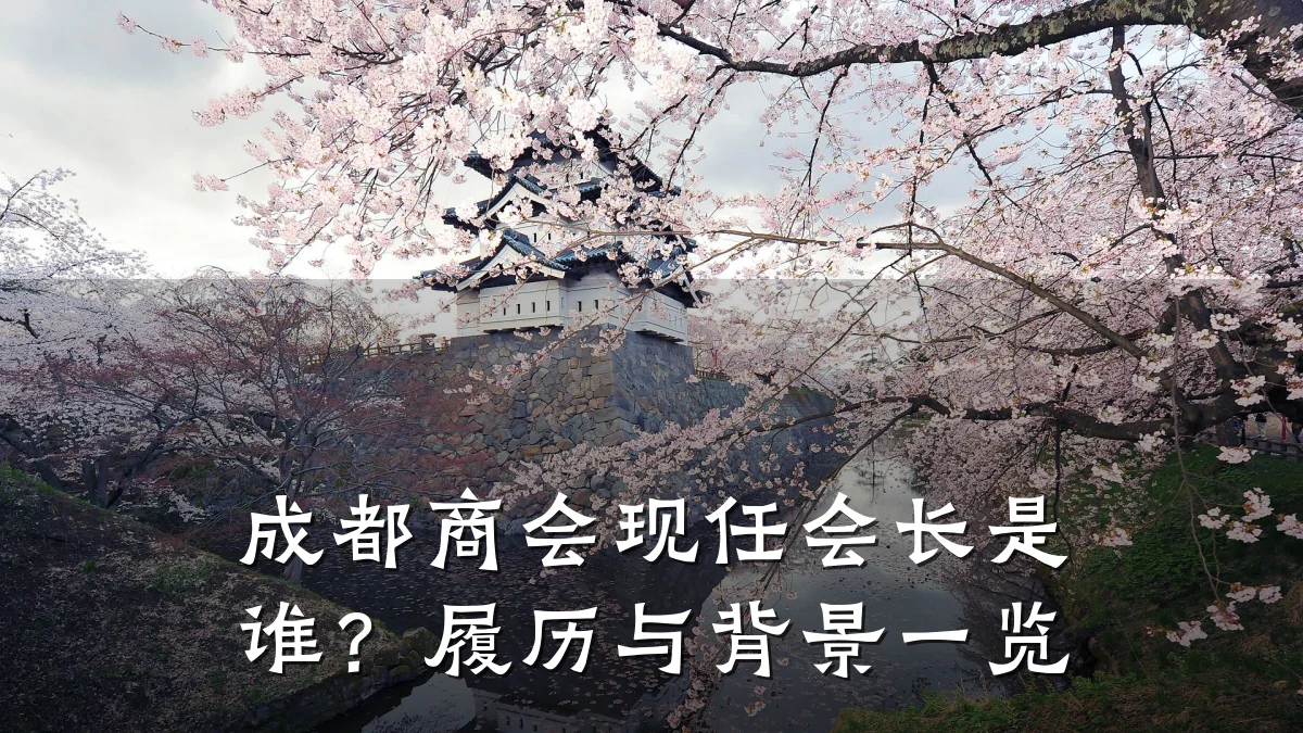 成都商会现任会长是谁？履历与背景一览