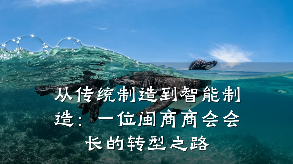 从传统制造到智能制造:一位闽商商会会长的转型之路