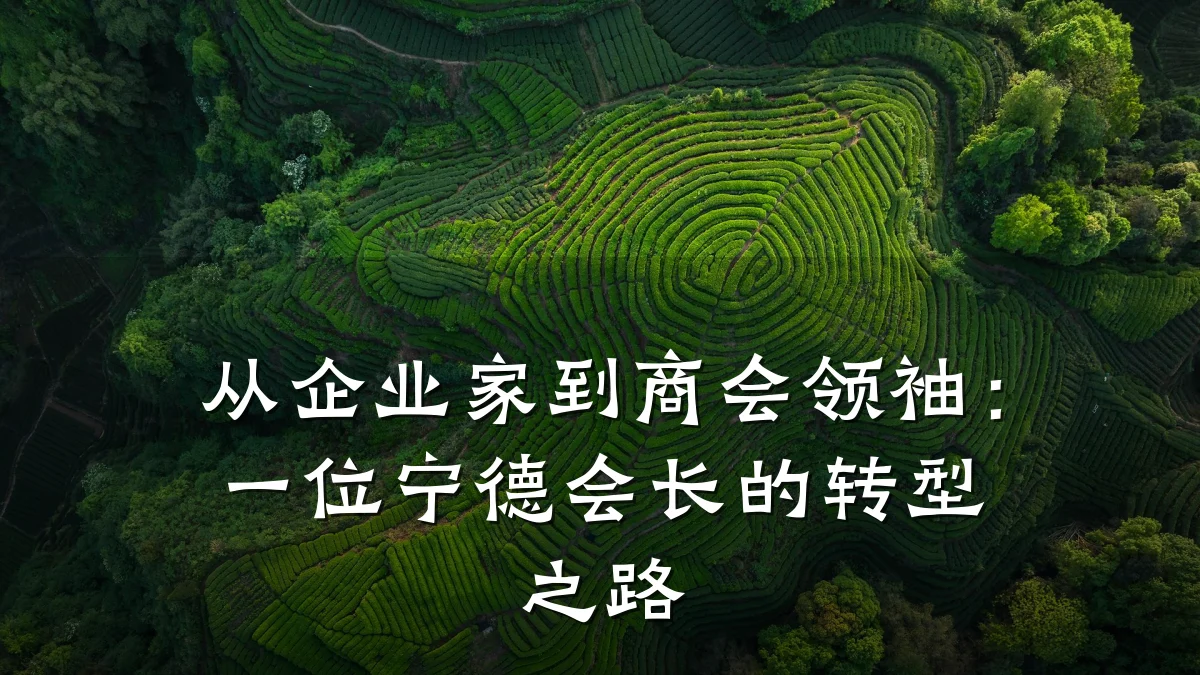 从企业家到商会领袖:一位宁德会长的转型之路