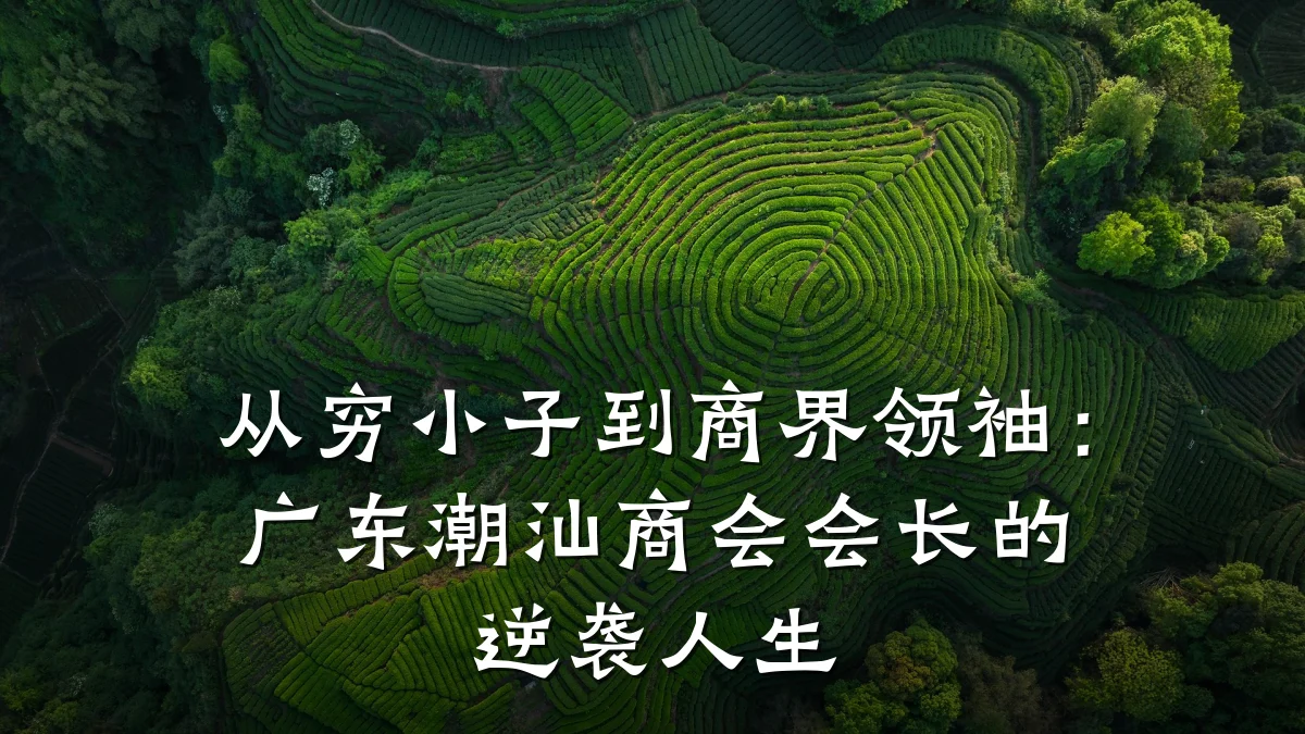 从穷小子到商界领袖:广东潮汕商会会长的逆袭人生