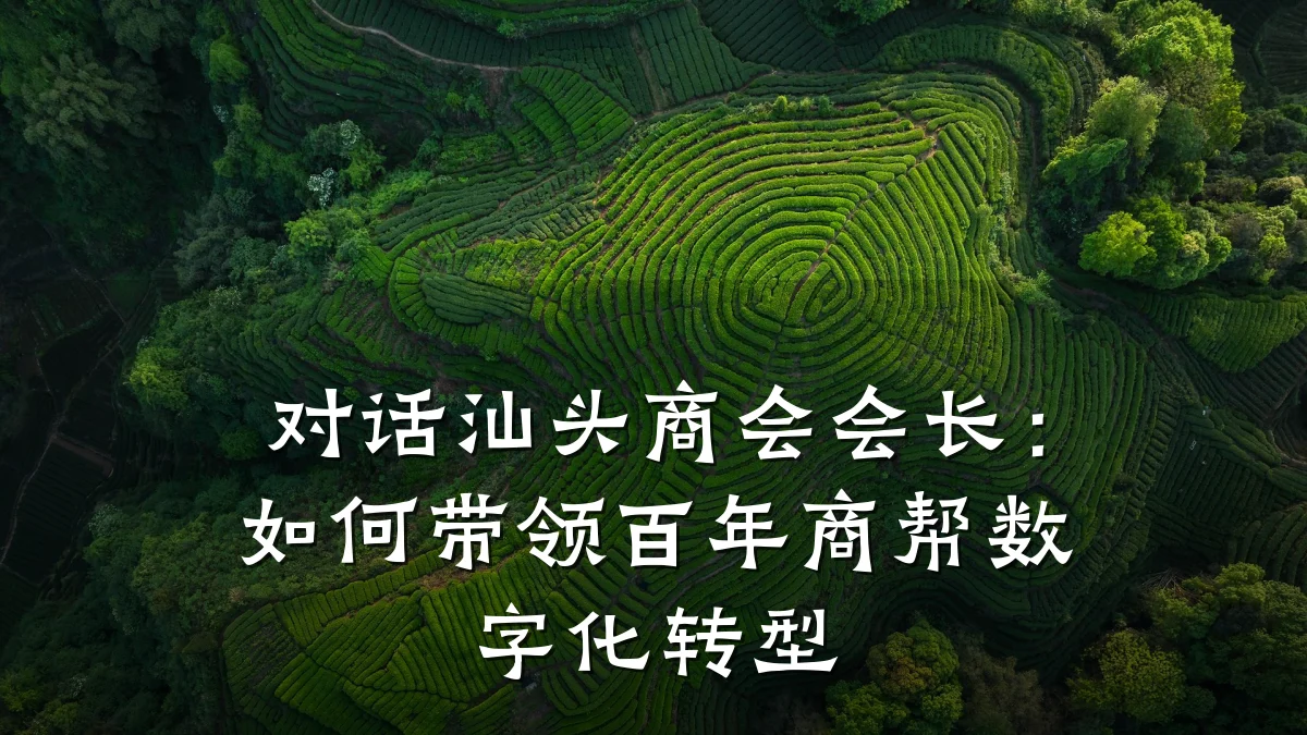 对话汕头商会会长：如何带领百年商帮数字化转型