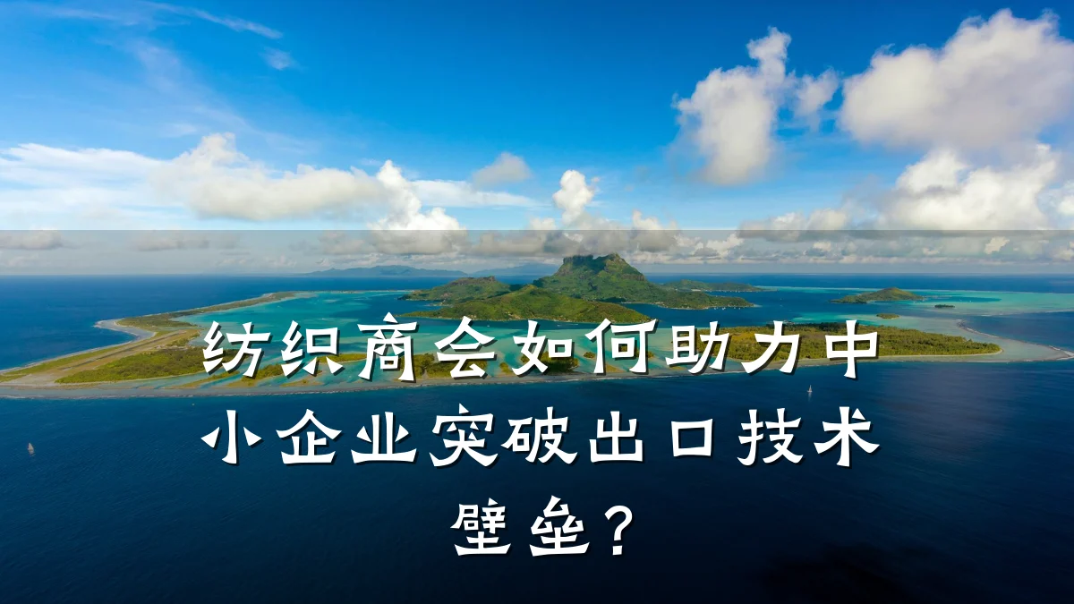 纺织商会如何助力中小企业突破出口技术壁垒?