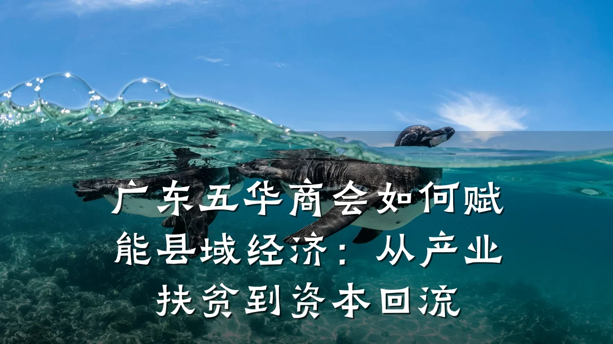广东五华商会如何赋能县域经济:从产业扶贫到资本回流