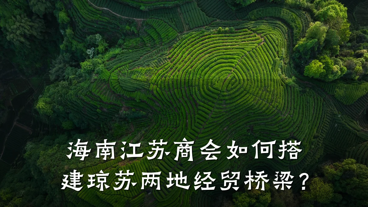 海南江苏商会如何搭建琼苏两地经贸桥梁?