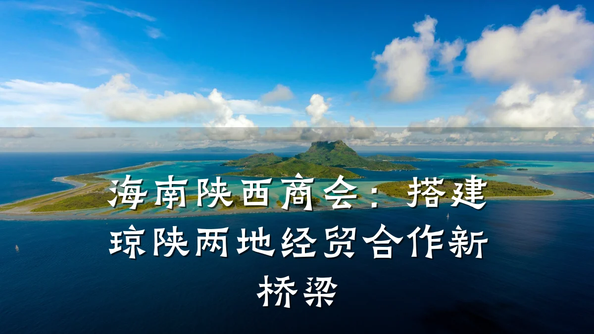 海南陕西商会:搭建琼陕两地经贸合作新桥梁