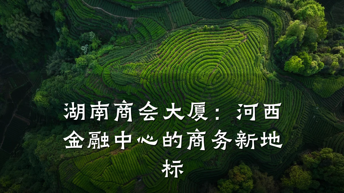 湖南商会大厦:河西金融中心的商务新地标
