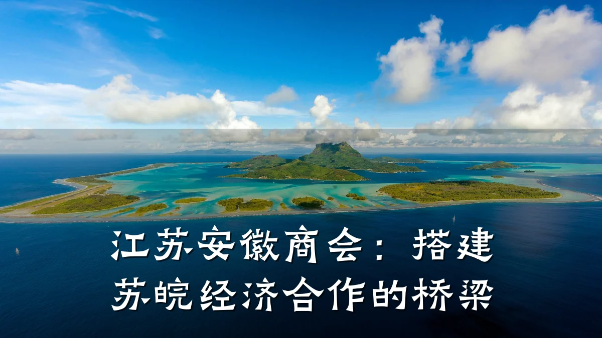 江苏安徽商会:搭建苏皖经济合作的桥梁