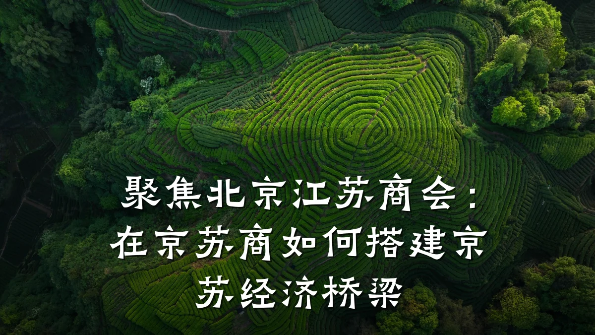 聚焦北京江苏商会:在京苏商如何搭建京苏经济桥梁