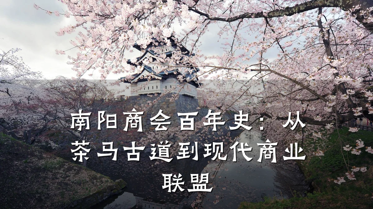 南阳商会百年史:从茶马古道到现代商业联盟