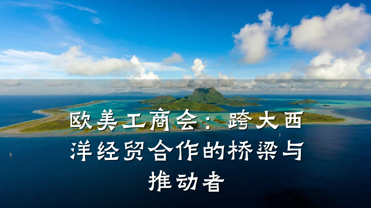 欧美工商会:跨大西洋经贸合作的桥梁与推动者