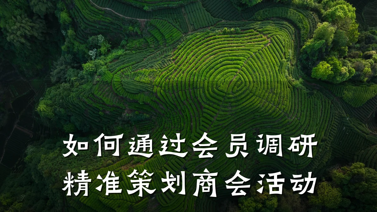 如何通过会员调研精准策划商会活动