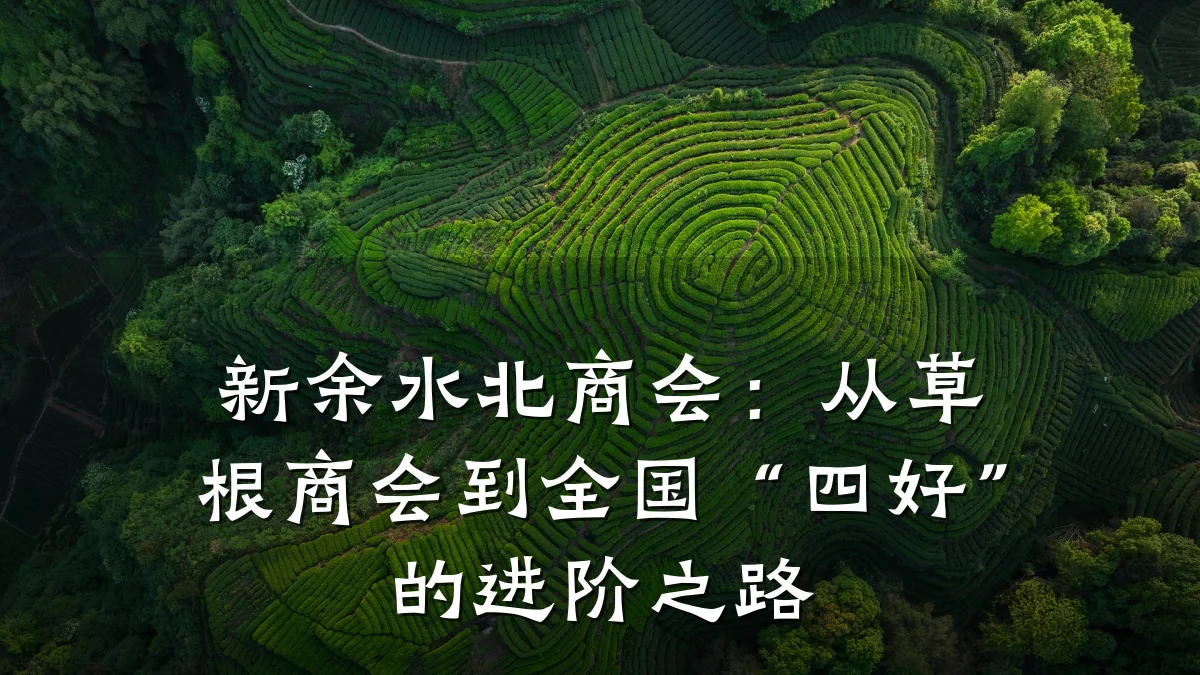 新余水北商会:从草根商会到全国“四好”的进阶之路
