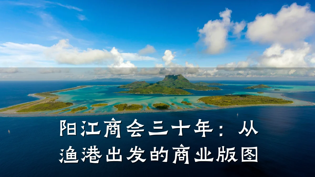 阳江商会三十年:从渔港出发的商业版图