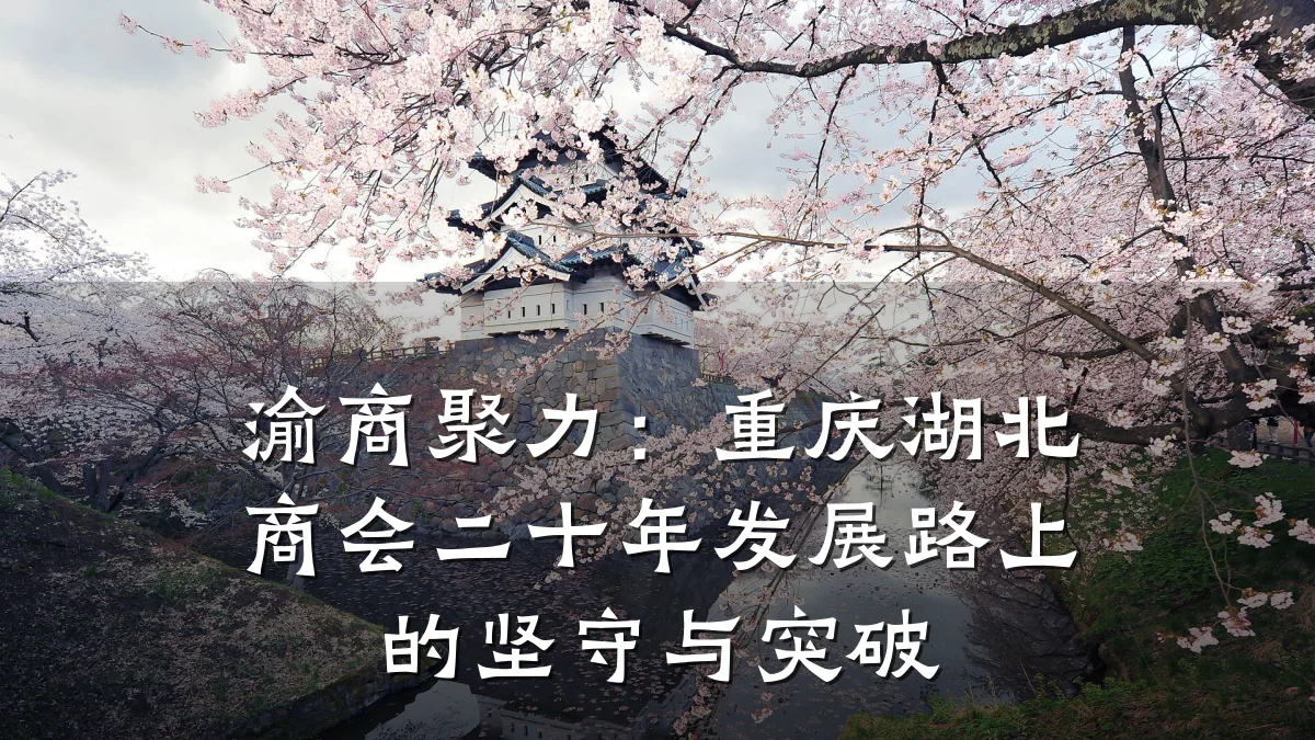 渝商聚力：重庆湖北商会二十年发展路上的坚守与突破