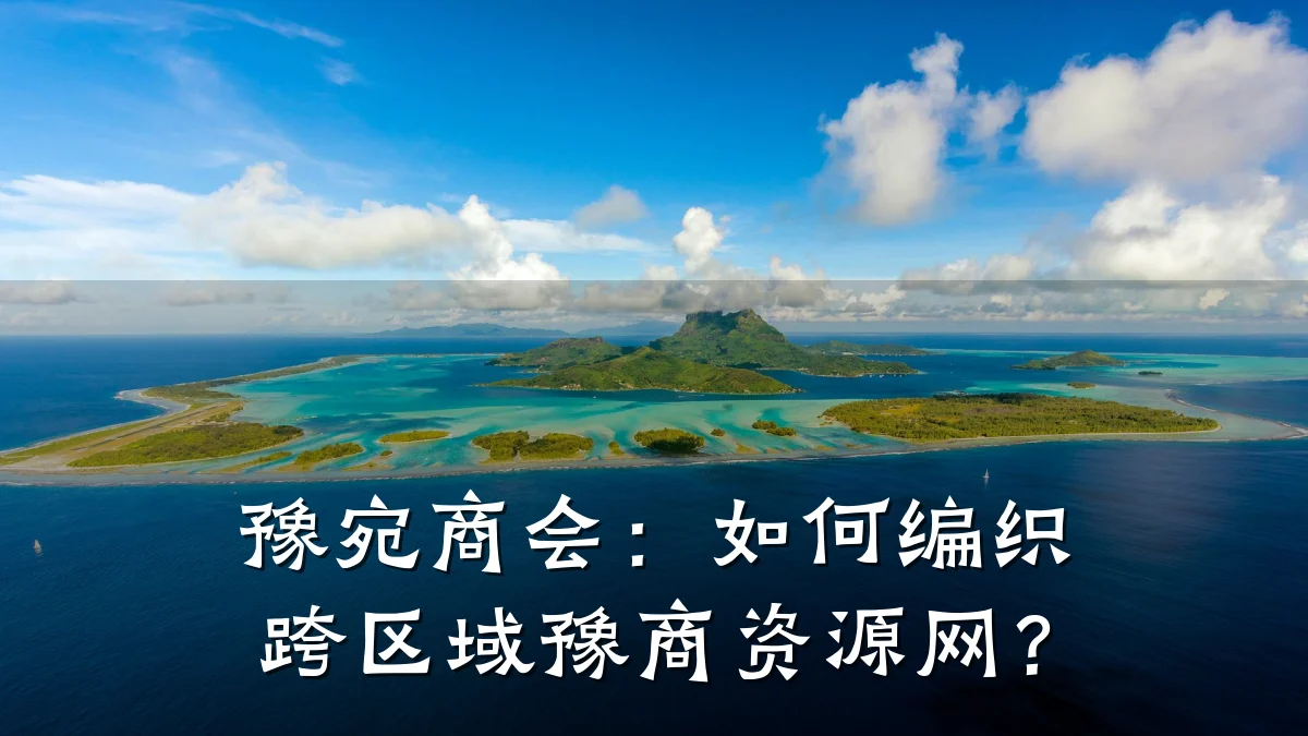 豫宛商会：如何编织跨区域豫商资源网？