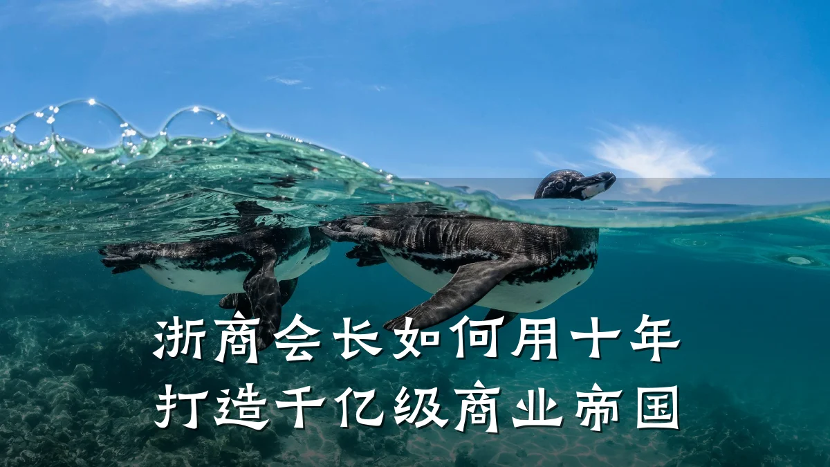 浙商会长如何用十年打造千亿级商业帝国