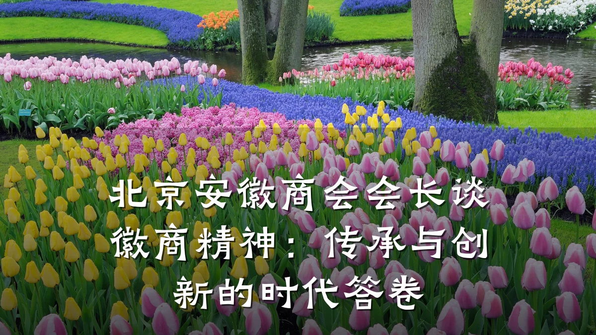 北京安徽商会会长谈徽商精神:传承与创新的时代答卷