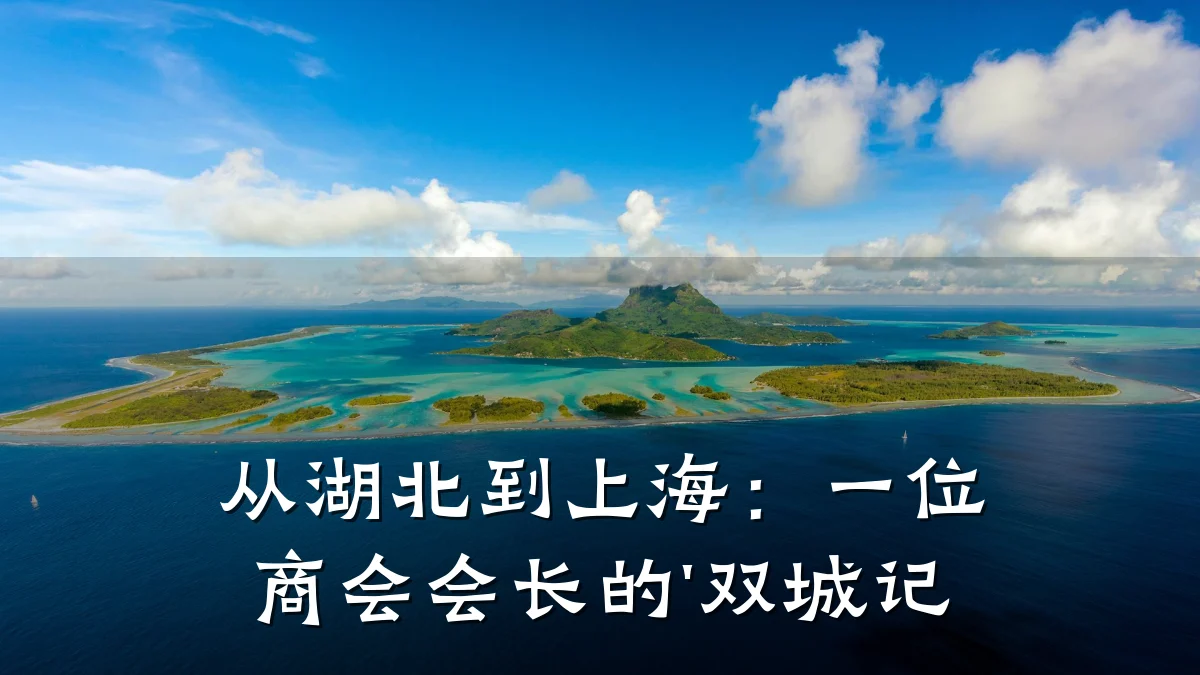 从湖北到上海:一位商会会长的'双城记