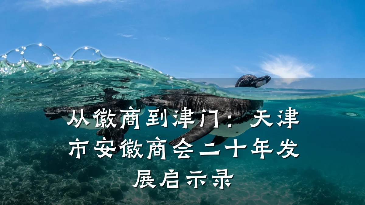 从徽商到津门:天津市安徽商会二十年发展启示录