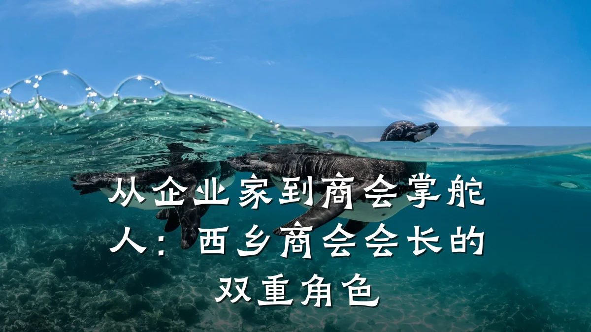 从企业家到商会掌舵人:西乡商会会长的双重角色
