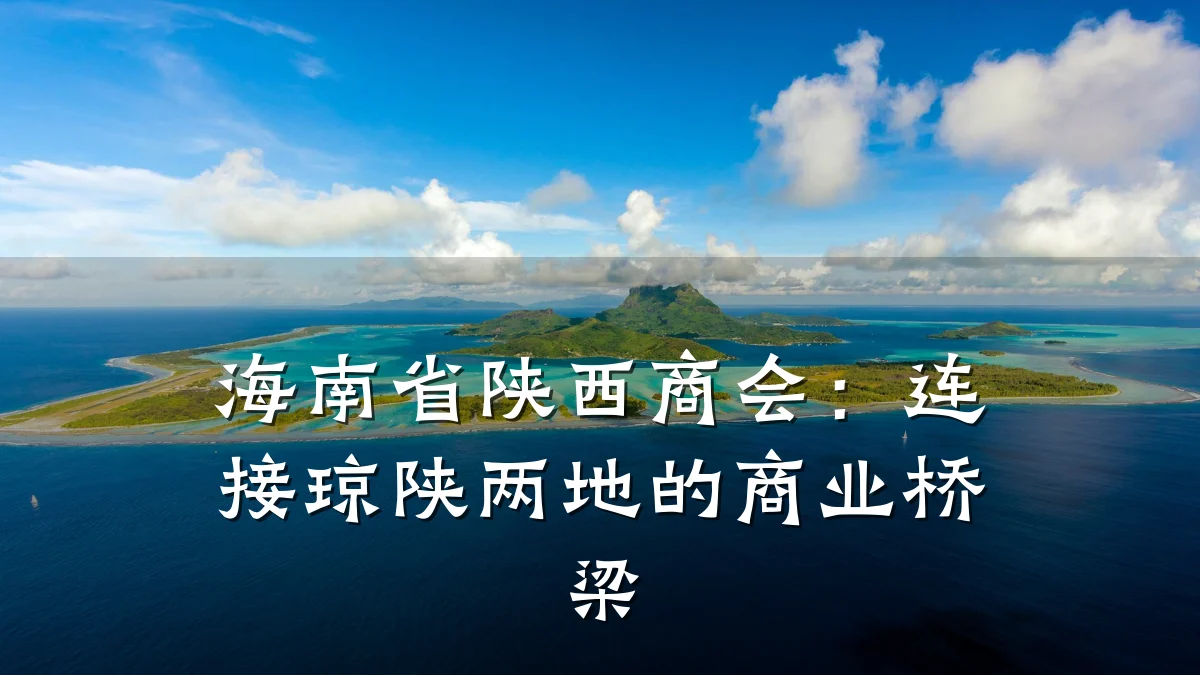 海南省陕西商会：连接琼陕两地的商业桥梁