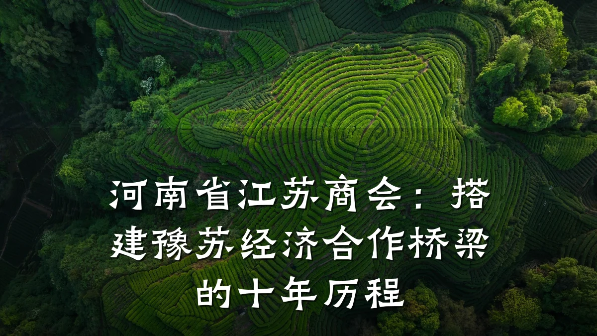 河南省江苏商会:搭建豫苏经济合作桥梁的十年历程