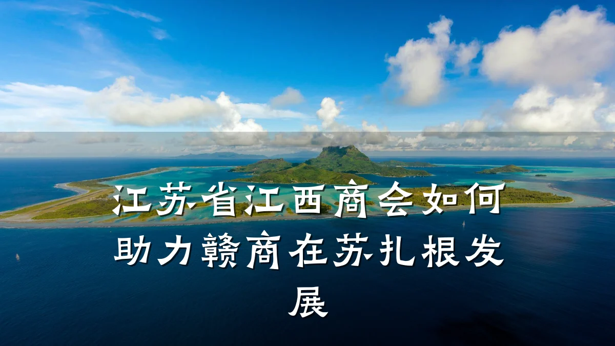 江苏省江西商会如何助力赣商在苏扎根发展