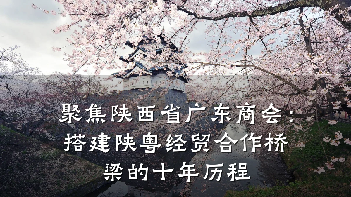 聚焦陕西省广东商会：搭建陕粤经贸合作桥梁的十年历程