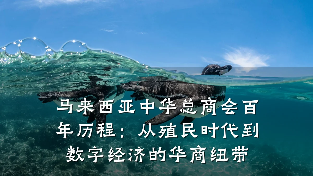 马来西亚中华总商会百年历程:从殖民时代到数字经济的华商纽带